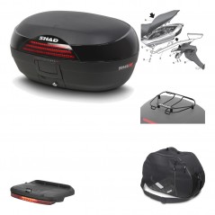 Rear trunk + mounting hardware + accessories  SH46 SH 46 NEW MODEL