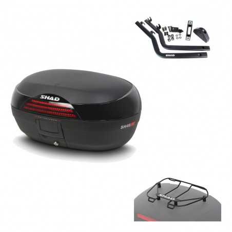 SHAD Baul trasero + herraje montaje parrilla portabultos superior SH46 SH 46 NEW MODEL KIT-183289