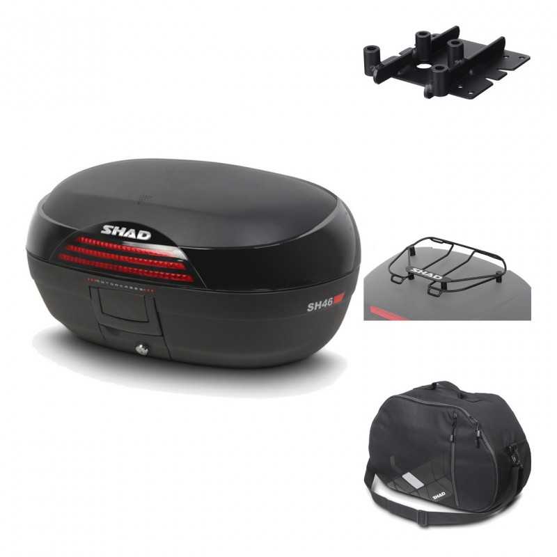 Rear trunk + mounting hardware + accessories  SH46 SH 46 NEW MODEL