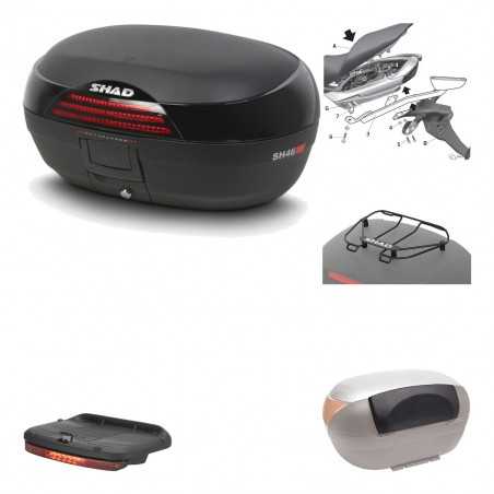 SHAD Baul trasero + herraje montaje accesorios SH46 SH 46 NEW MODEL KIT-183190