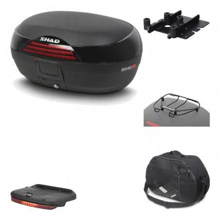 SHAD Baul trasero + herraje montaje accesorios SH46 SH 46 NEW MODEL KIT-183340