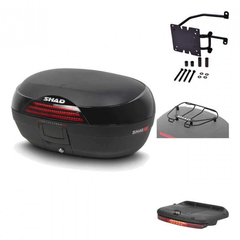 SHAD Baul trasero + herraje montaje accesorios SH46 SH 46 NEW MODEL KIT-183490