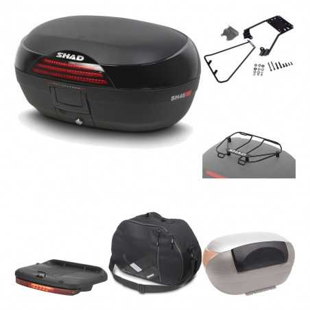 SHAD Baul trasero + herraje montaje accesorios SH46 SH 46 NEW MODEL KIT-183392