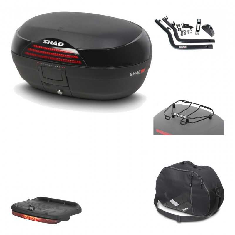 Rear trunk + mounting hardware + accessories  SH46 SH 46 NEW MODEL