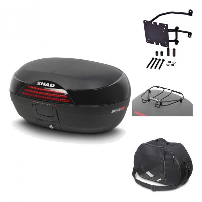 Rear trunk + mounting hardware + accessories  SH46 SH 46 NEW MODEL