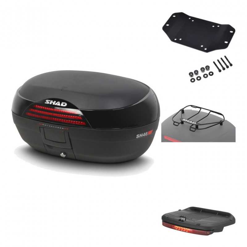 Rear trunk + mounting hardware + accessories  SH46 SH 46 NEW MODEL