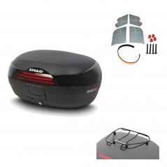 SHAD Baul trasero + herraje montaje parrilla portabultos superior SH46 SH 46 NEW MODEL KIT-183545