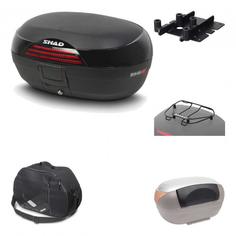 Rear trunk + mounting hardware + accessories  SH46 SH 46 NEW MODEL