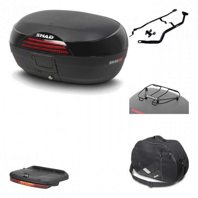 Rear trunk + mounting hardware + accessories  SH46 SH 46 NEW MODEL