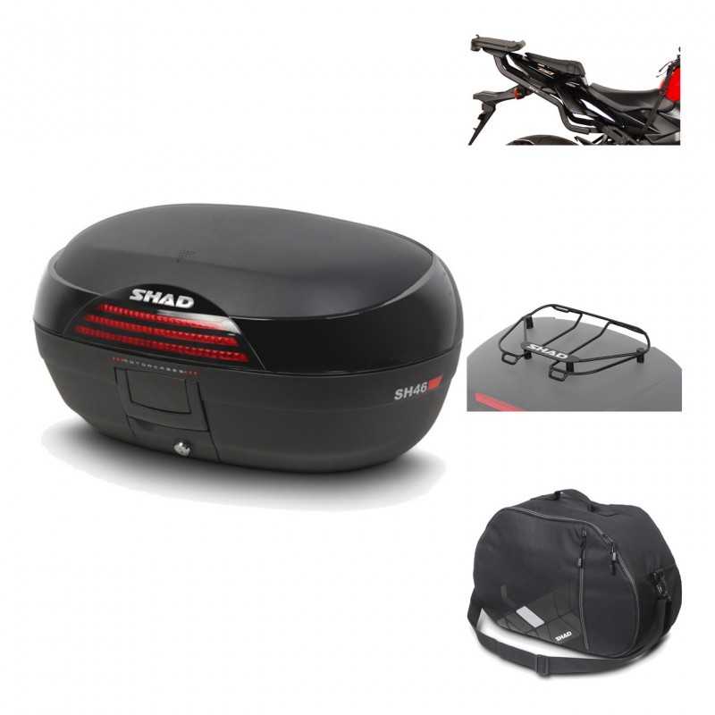 Rear trunk + mounting hardware + accessories  SH46 SH 46 NEW MODEL
