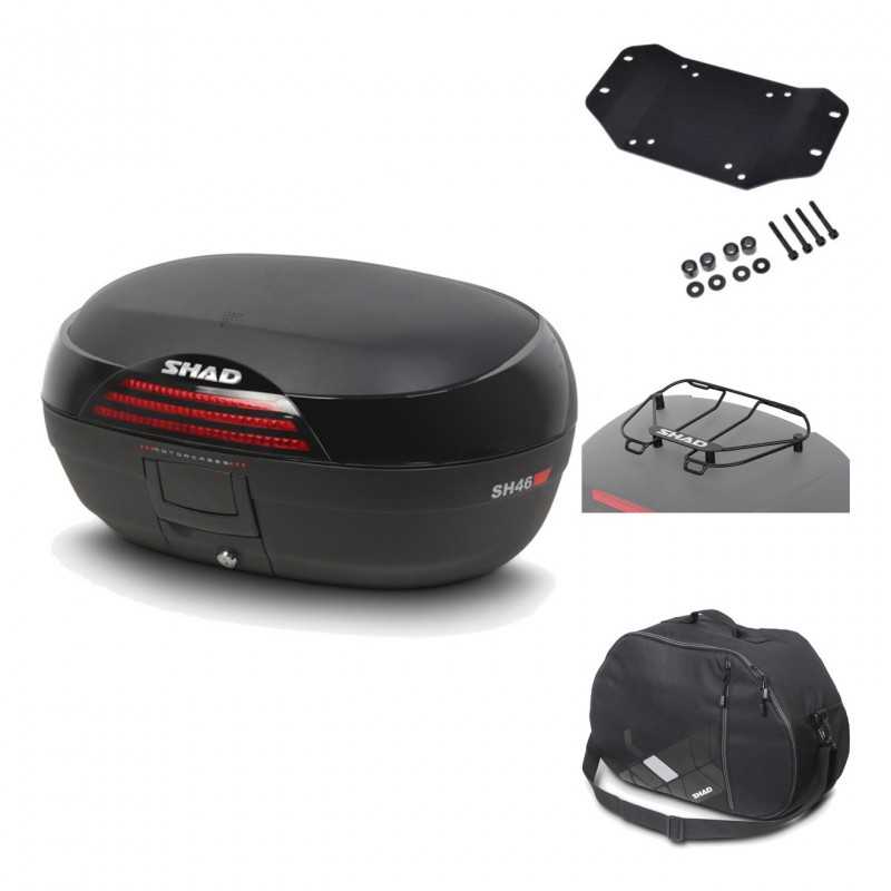 Rear trunk + mounting hardware + accessories  SH46 SH 46 NEW MODEL