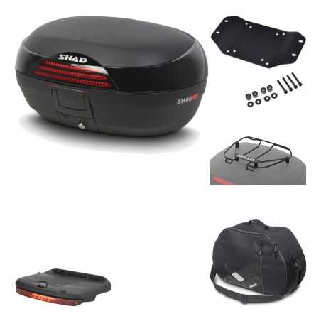 SHAD Baul trasero + herraje montaje accesorios SH46 SH 46 NEW MODEL KIT-183196