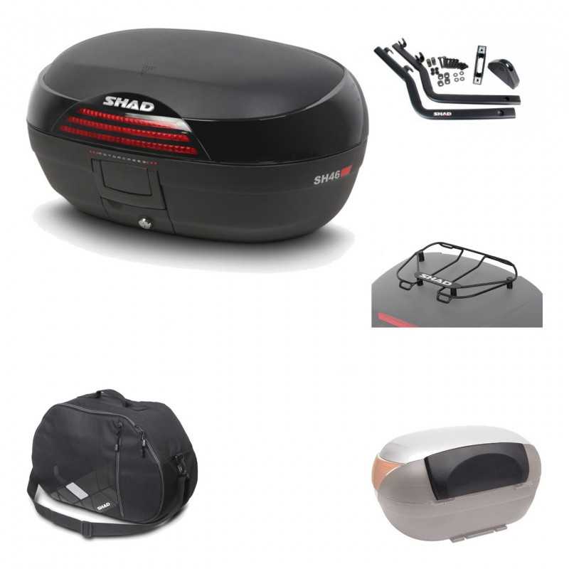 Rear trunk + mounting hardware + accessories  SH46 SH 46 NEW MODEL