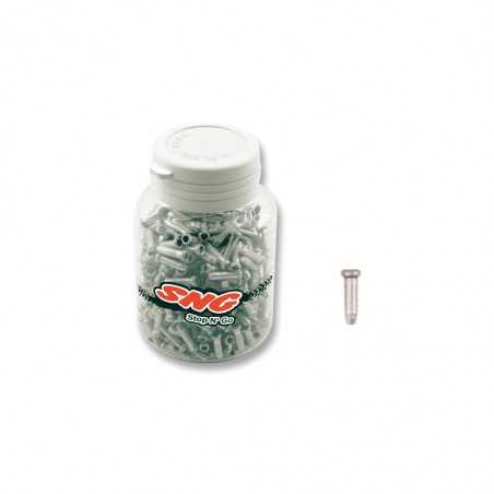 ALHONGA Terminal final sirga sierga cable reforzado (bote de 500 u) ATR