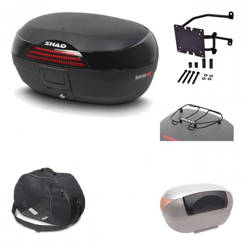 Rear trunk + mounting hardware + accessories  SH46 SH 46 NEW MODEL