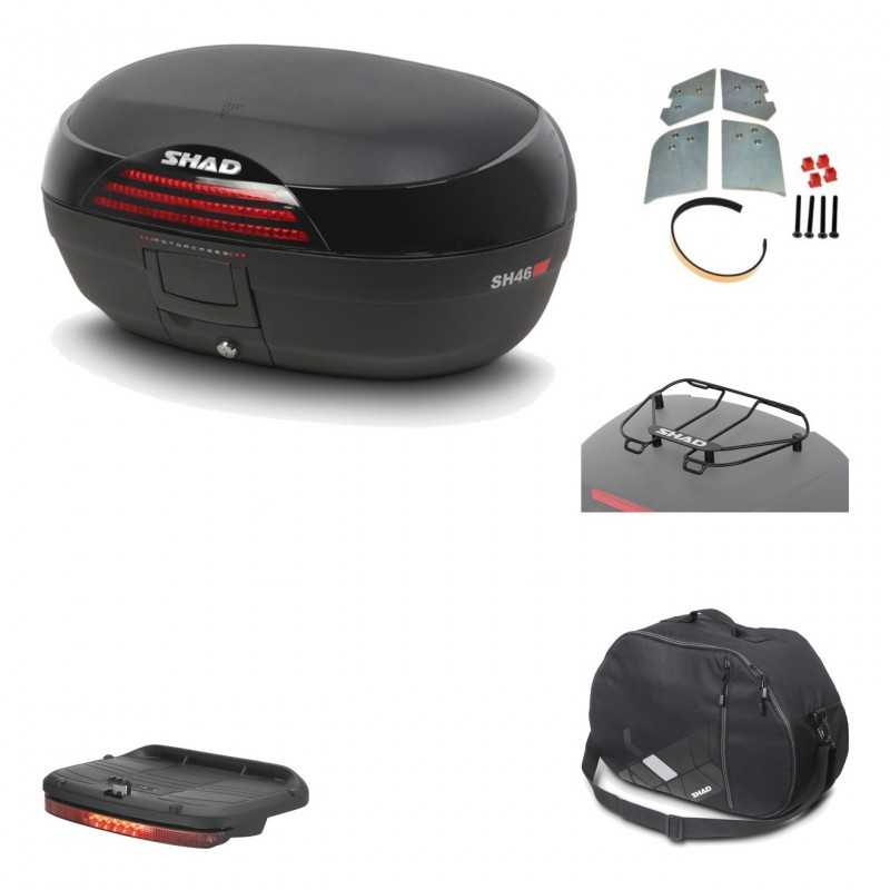 Rear trunk + mounting hardware + accessories  SH46 SH 46 NEW MODEL