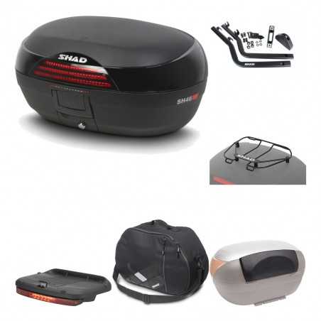 SHAD Baul trasero + herraje montaje accesorios SH46 SH 46 NEW MODEL KIT-183296