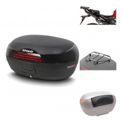 Rear trunk + mounting hardware + accessories  SH46 SH 46 NEW MODEL
