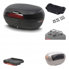 Rear trunk + mounting hardware + accessories  SH46 SH 46 NEW MODEL