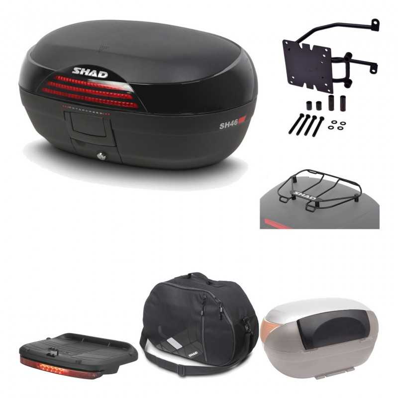 Rear trunk + mounting hardware + accessories  SH46 SH 46 NEW MODEL