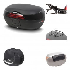 Rear trunk + mounting hardware + accessories  SH46 SH 46 NEW MODEL