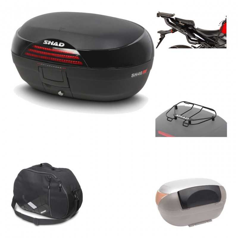 Rear trunk + mounting hardware + accessories  SH46 SH 46 NEW MODEL