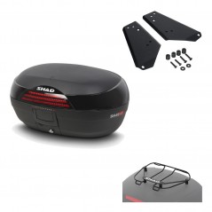 SHAD Baul trasero + herraje montaje parrilla portabultos superior SH46 SH 46 NEW MODEL KIT-183497