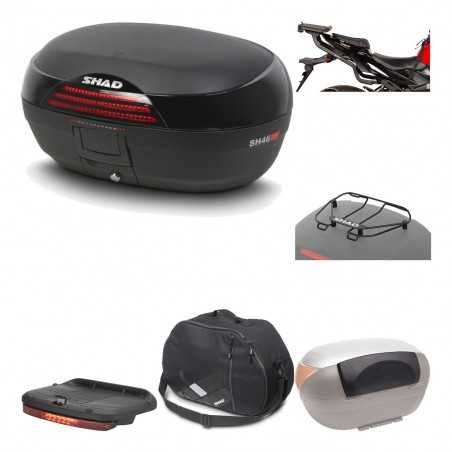 SHAD Baul trasero + herraje montaje accesorios SH46 SH 46 NEW MODEL KIT-183400