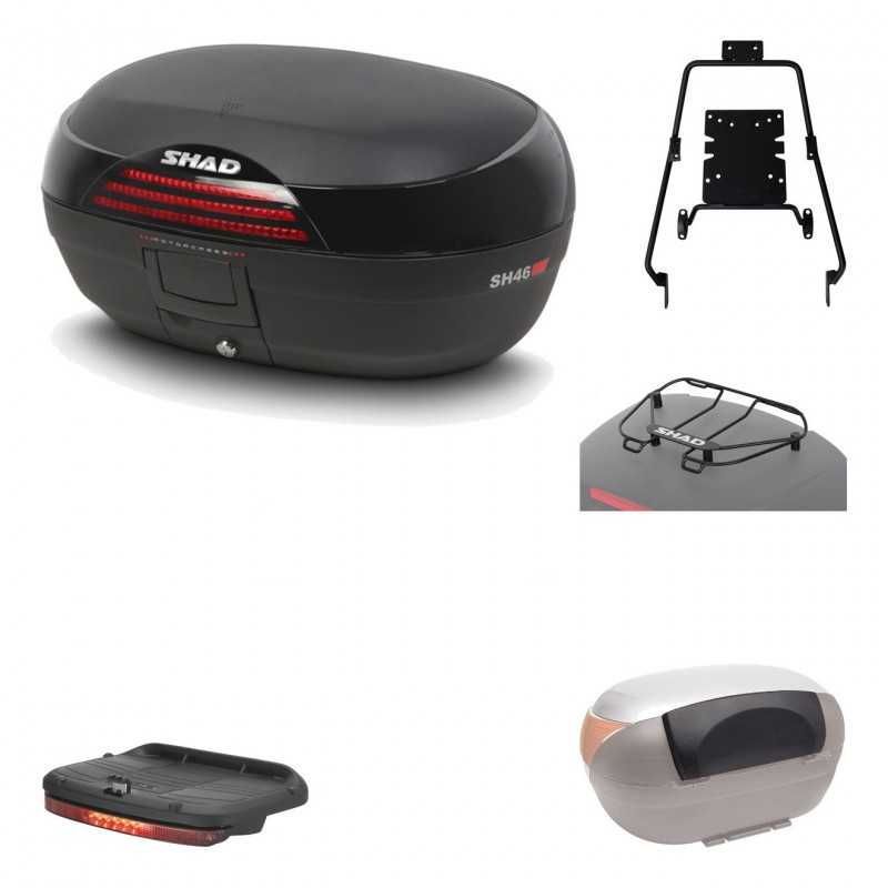 Rear trunk + mounting hardware + accessories  SH46 SH 46 NEW MODEL