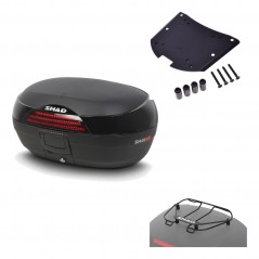 SHAD Baul trasero + herraje montaje parrilla portabultos superior SH46 SH 46 NEW MODEL KIT-183449