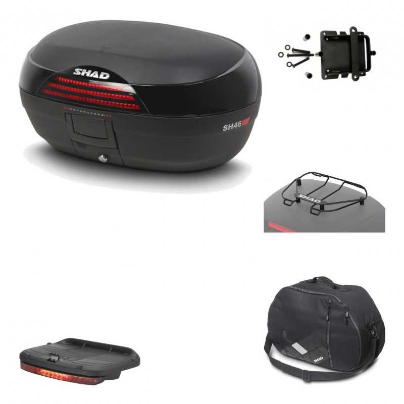 Rear trunk + mounting hardware + accessories  SH46 SH 46 NEW MODEL