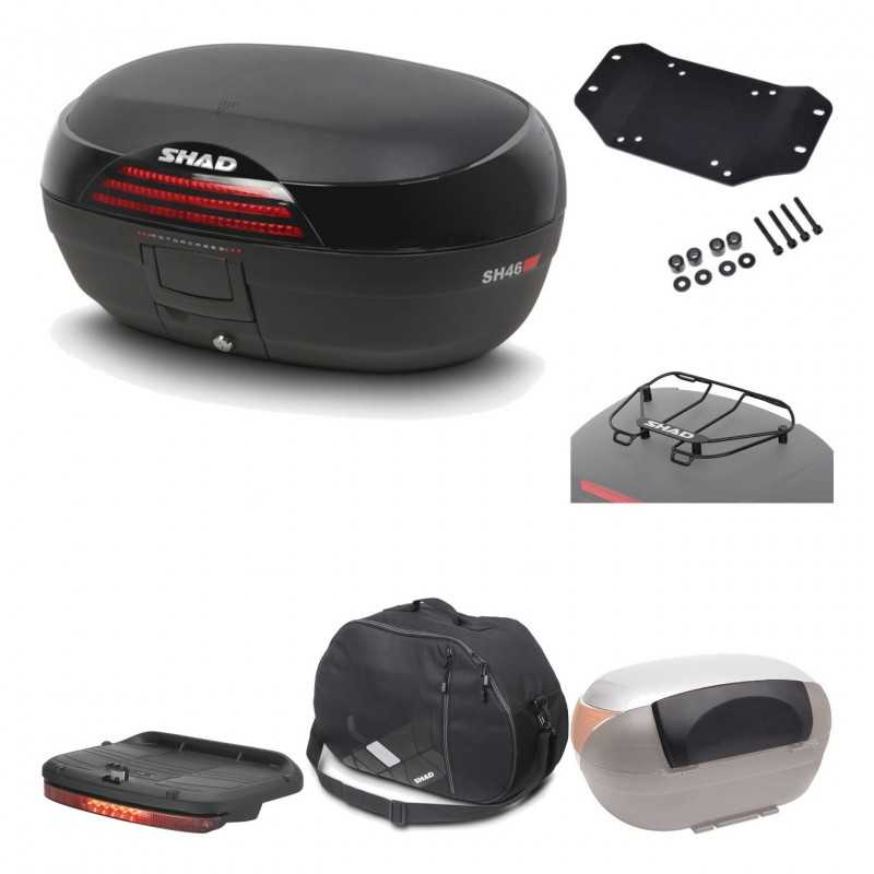 Rear trunk + mounting hardware + accessories  SH46 SH 46 NEW MODEL