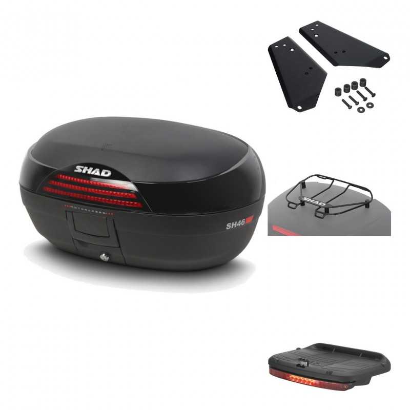 SHAD Baul trasero + herraje montaje accesorios SH46 SH 46 NEW MODEL KIT-183498