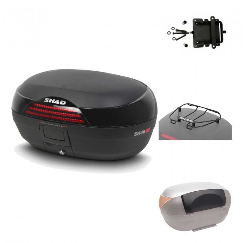 SHAD Baul trasero + herraje montaje accesorios SH46 SH 46 NEW MODEL KIT-183349