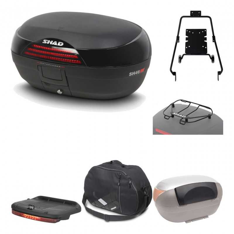 Rear trunk + mounting hardware + accessories  SH46 SH 46 NEW MODEL
