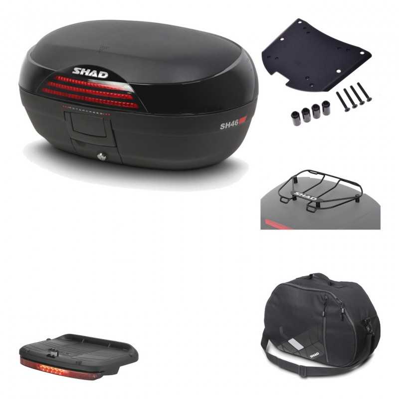 SHAD Baul trasero + herraje montaje accesorios SH46 SH 46 NEW MODEL KIT-183452