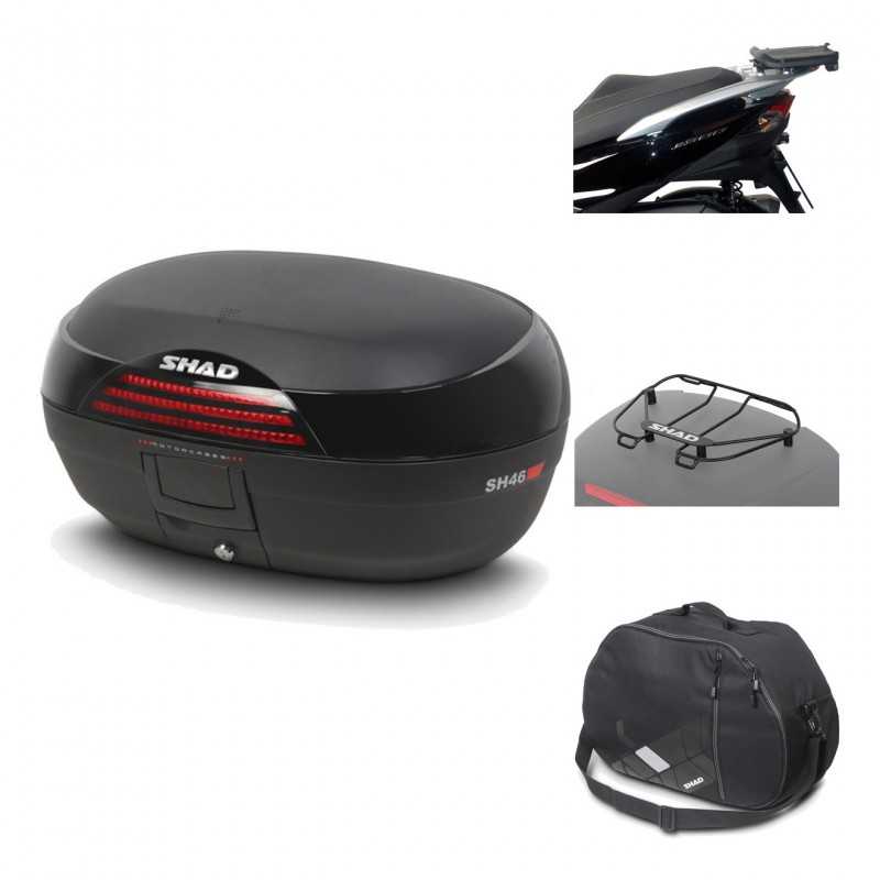 Rear trunk + mounting hardware + accessories  SH46 SH 46 NEW MODEL