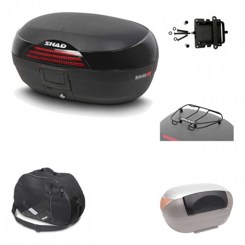 Rear trunk + mounting hardware + accessories  SH46 SH 46 NEW MODEL