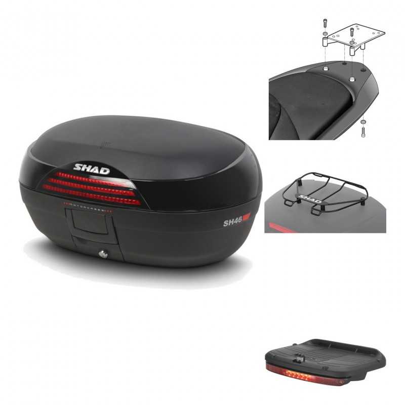 SHAD Baul trasero + herraje montaje accesorios SH46 SH 46 NEW MODEL KIT-183602
