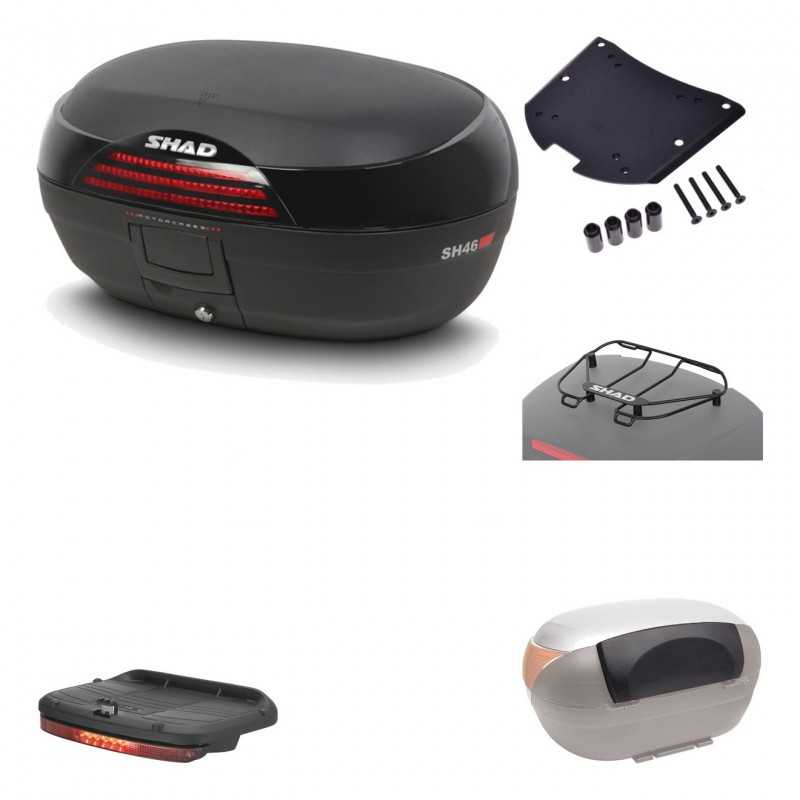 SHAD Baul trasero + herraje montaje accesorios SH46 SH 46 NEW MODEL KIT-183454