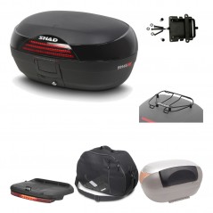 Rear trunk + mounting hardware + accessories  SH46 SH 46 NEW MODEL