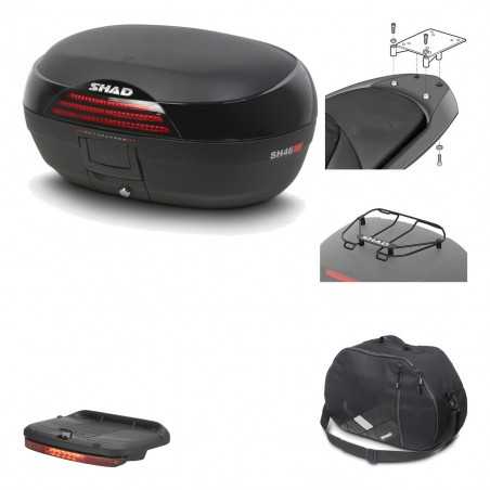 SHAD Baul trasero + herraje montaje accesorios SH46 SH 46 NEW MODEL KIT-183604
