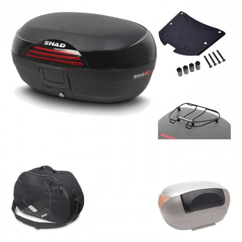 Rear trunk + mounting hardware + accessories  SH46 SH 46 NEW MODEL