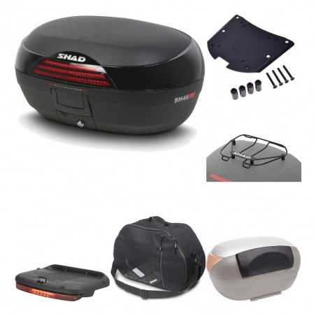 SHAD Baul trasero + herraje montaje accesorios SH46 SH 46 NEW MODEL KIT-183456