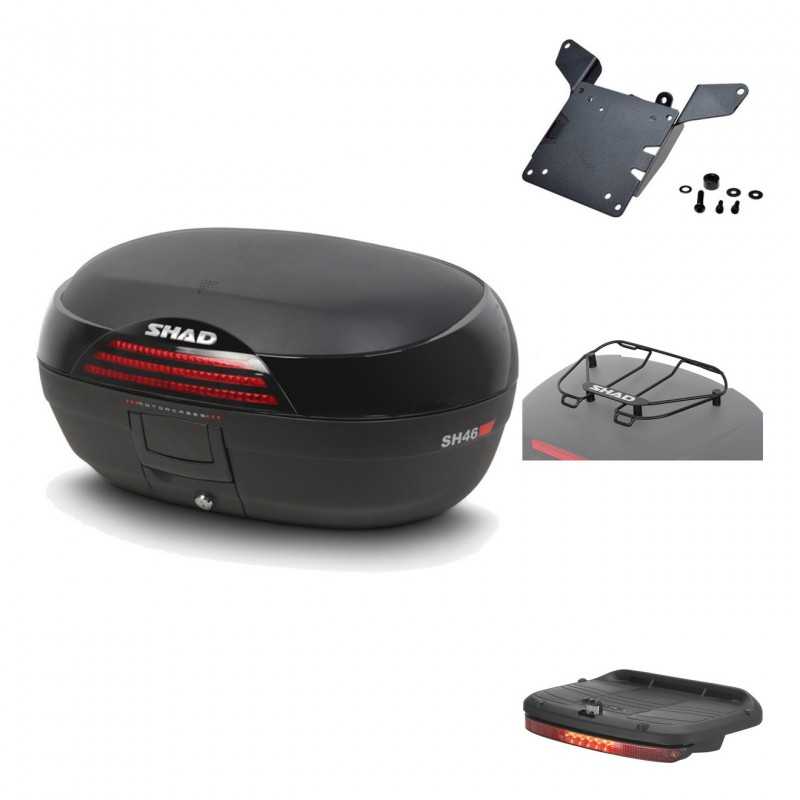 Rear trunk + mounting hardware + accessories  SH46 SH 46 NEW MODEL