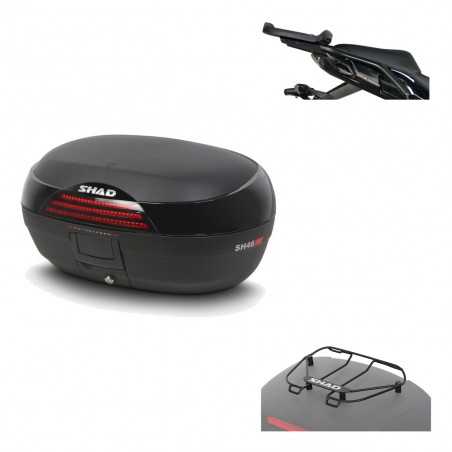 SHAD Baul trasero + herraje montaje parrilla portabultos superior SH46 SH 46 NEW MODEL KIT-183209