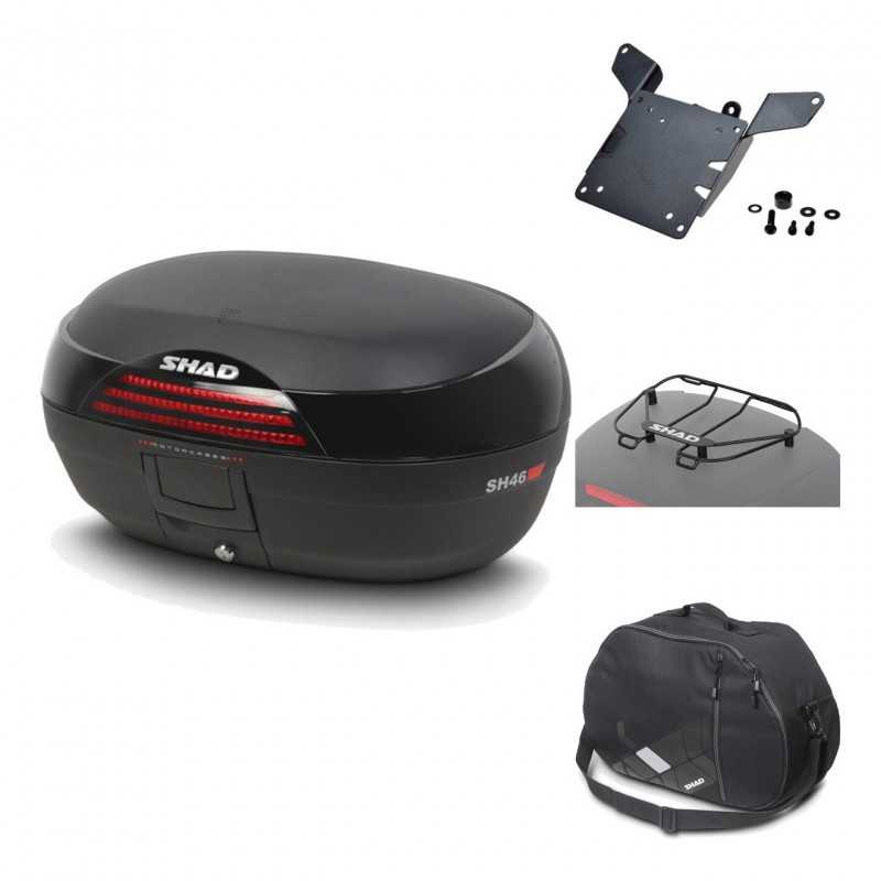 Rear trunk + mounting hardware + accessories  SH46 SH 46 NEW MODEL