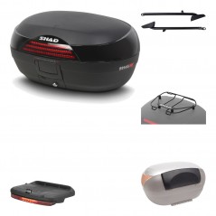 Rear trunk + mounting hardware + accessories  SH46 SH 46 NEW MODEL