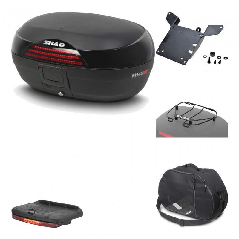 SHAD Baul trasero + herraje montaje accesorios SH46 SH 46 NEW MODEL KIT-183460