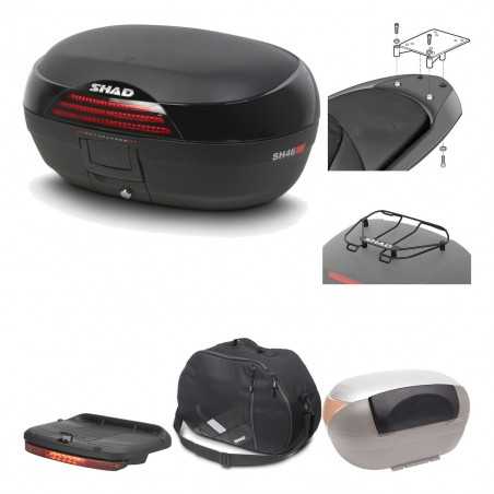 SHAD Baul trasero + herraje montaje accesorios SH46 SH 46 NEW MODEL KIT-183608
